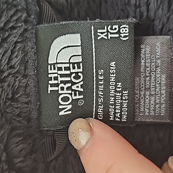 Girls size xl 18 north face fleece jacket - Picture 3 of 4